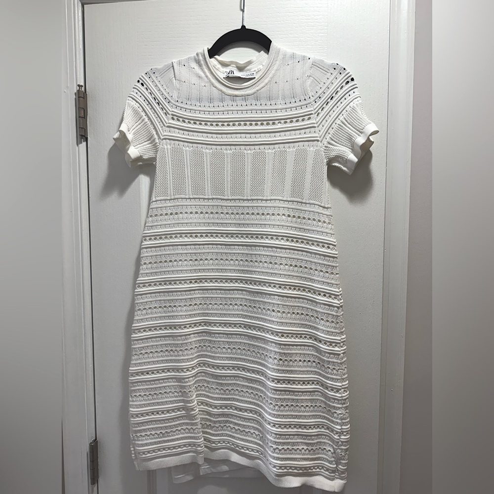 Zara Mini Crochet Dress